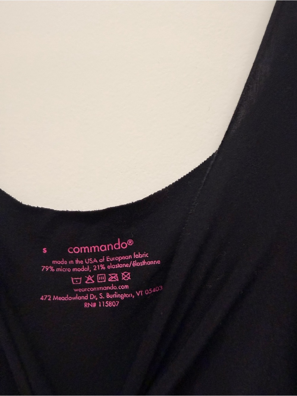 COMMANDO Black Scoop Neck One-Piece Swimsuit - Women Swim - Picture 7 of 7